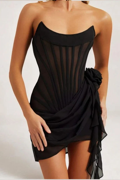 Annalise - Femme Fatale Corset Mini Dress