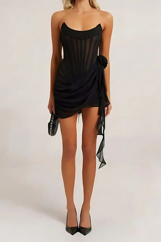 Annalise - Femme Fatale Corset Mini Dress