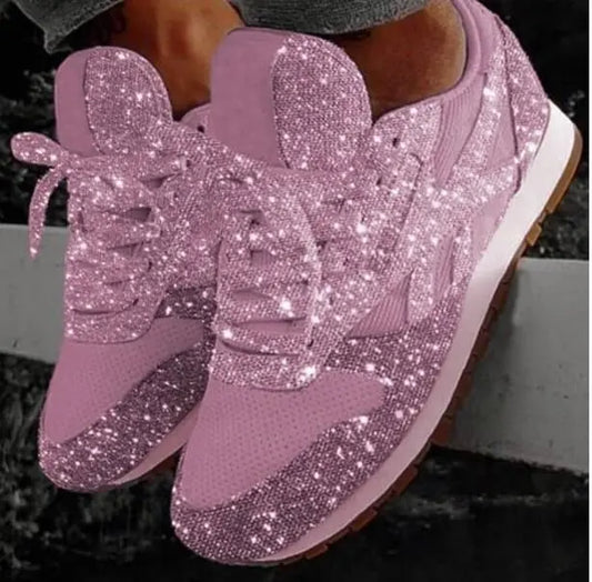 Adelaide - Women's Casual Glitter Shoes with Sequins