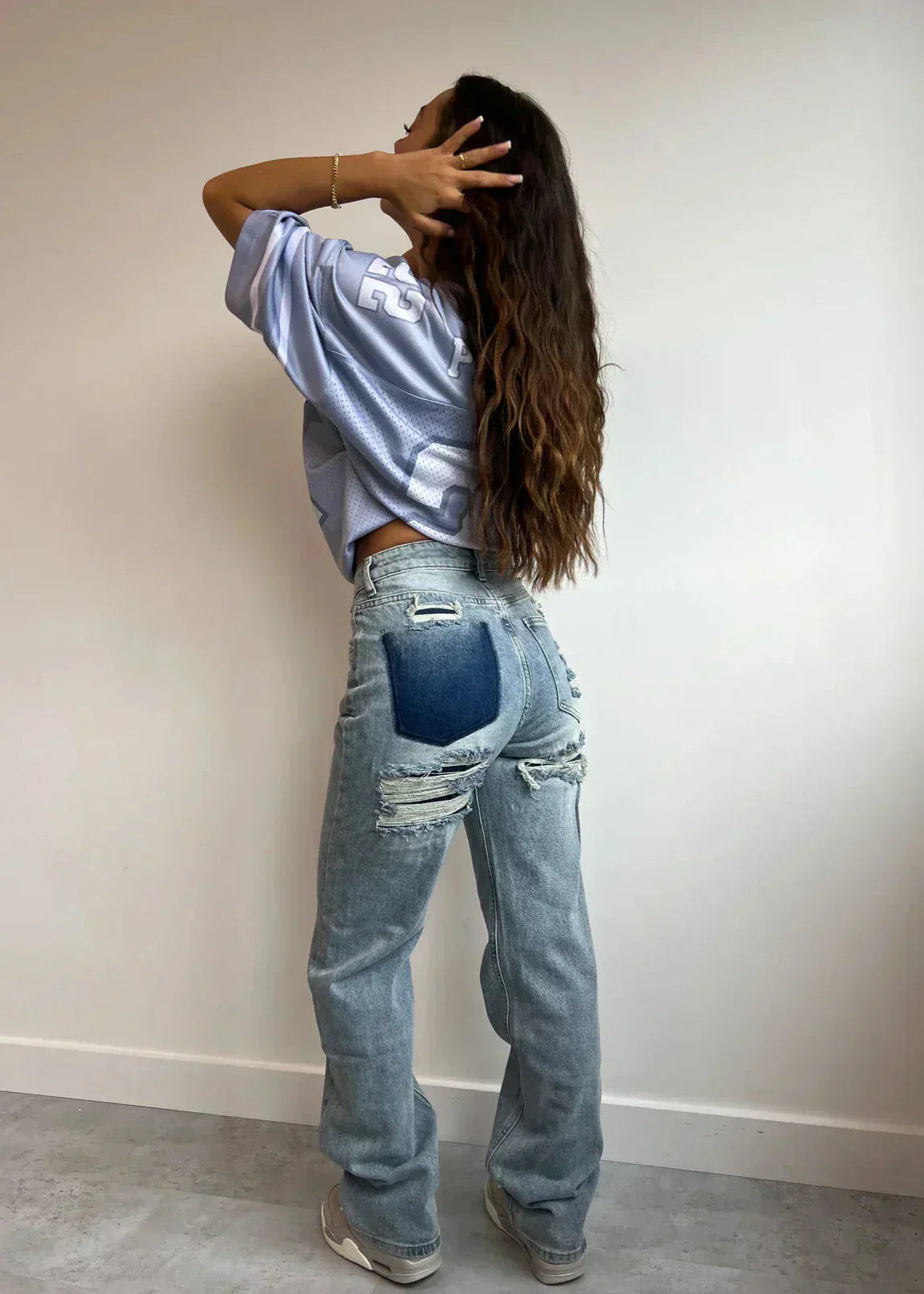Amber - Vintage Ripped Jeans for Women